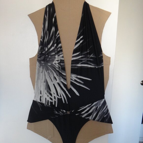 Authentic Hermes Vintage Halter One Piece Swimsuit  Size:EU - 44; US - XXL - Picture 2 of 16